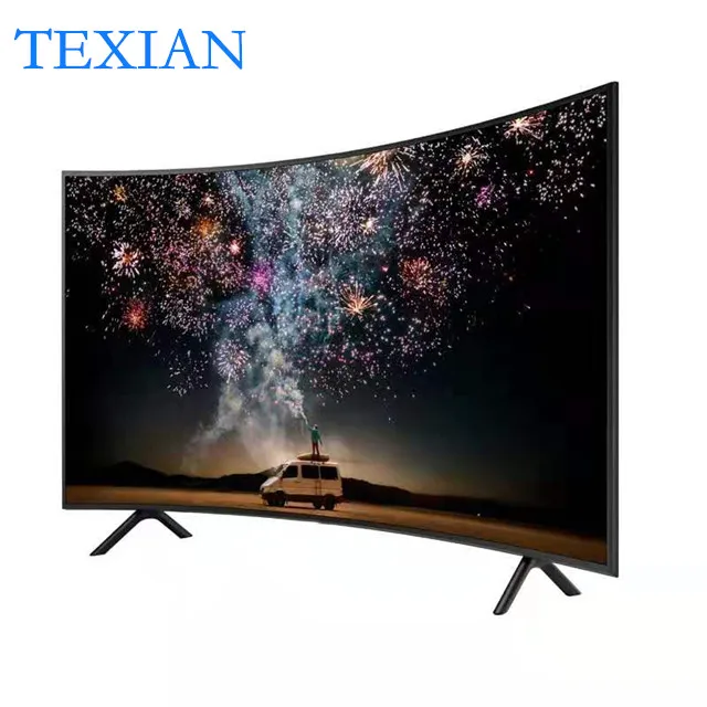 Fashion Design Led TV 60 Inch Multi-Language Lcd Smart TV Curved Screen Wifi TV