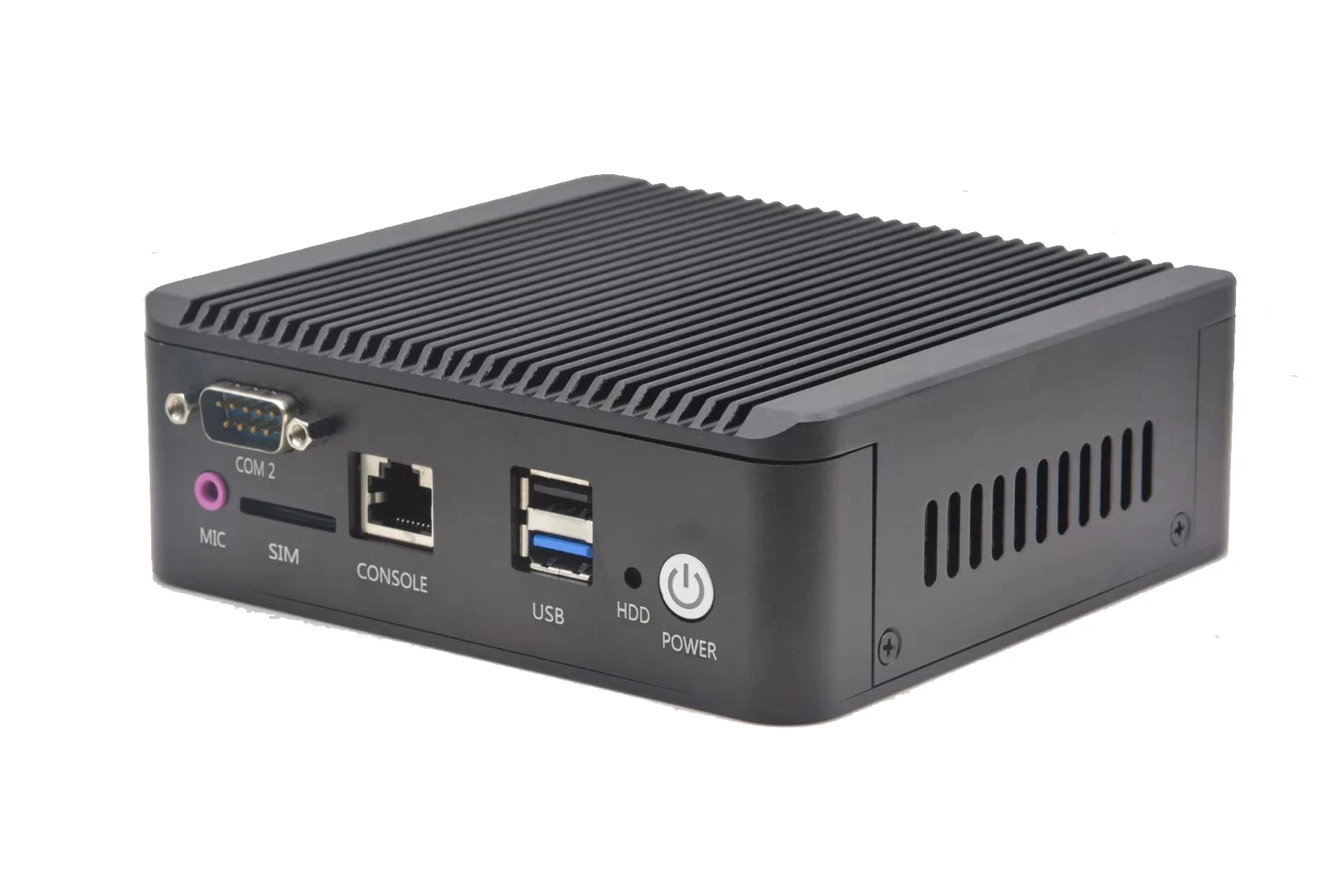 12CM płyta główna Mini PC 10W małej mocy Intel J1900 czterordzeniowy 2.0Ghz Lan HD-MI VGA COM SIM metalowa obudowa 7 8 10