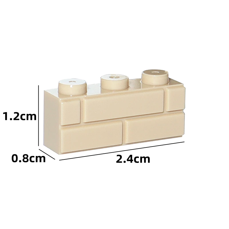 DIY Building Blocks Figures City MOC Thick Wall Bricks Educational Creative Toys for Children Size Compatible with All Brands