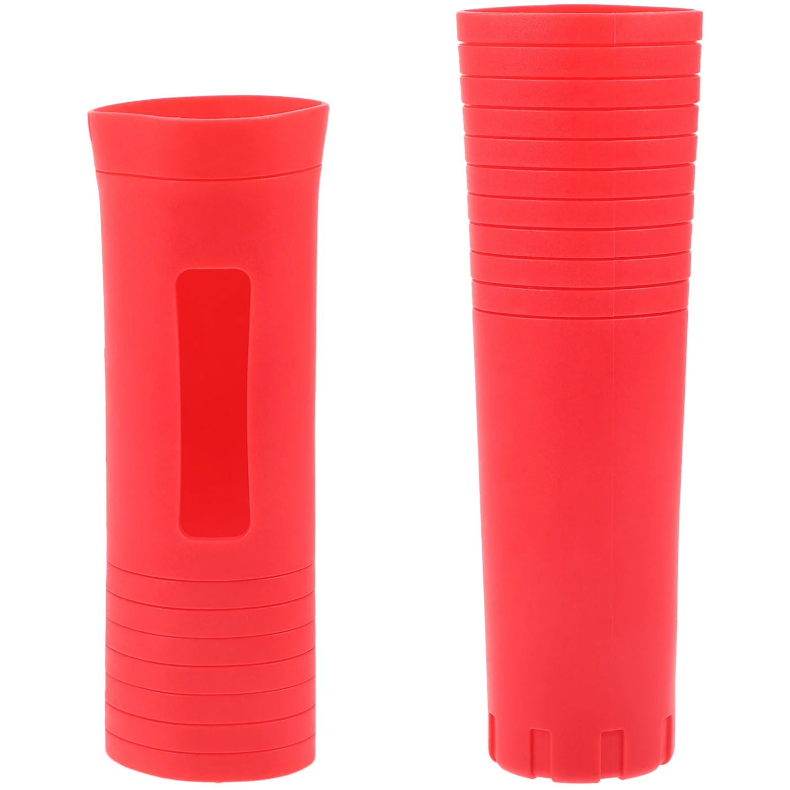 

2Pcs Mic Handle Cover Anti-Slip Silicone Sleeve Universal Fit for Wireless Microphones Microphone Cover Mic Handle Sleeve