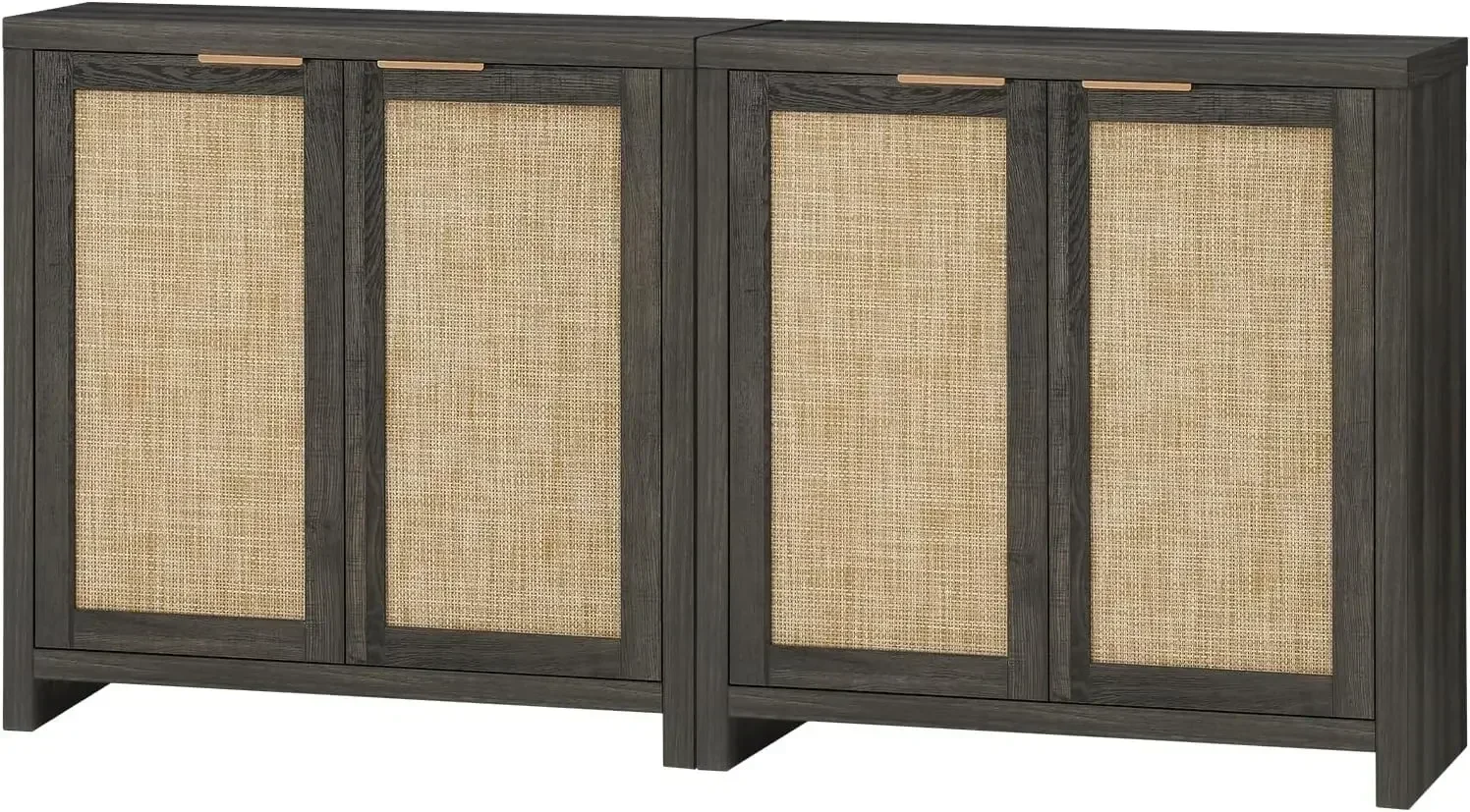 

Бестселлер: Тумба-буфет Hampstead с дверцами из ротанга и регулируемыми полками, кухонный шкаф C