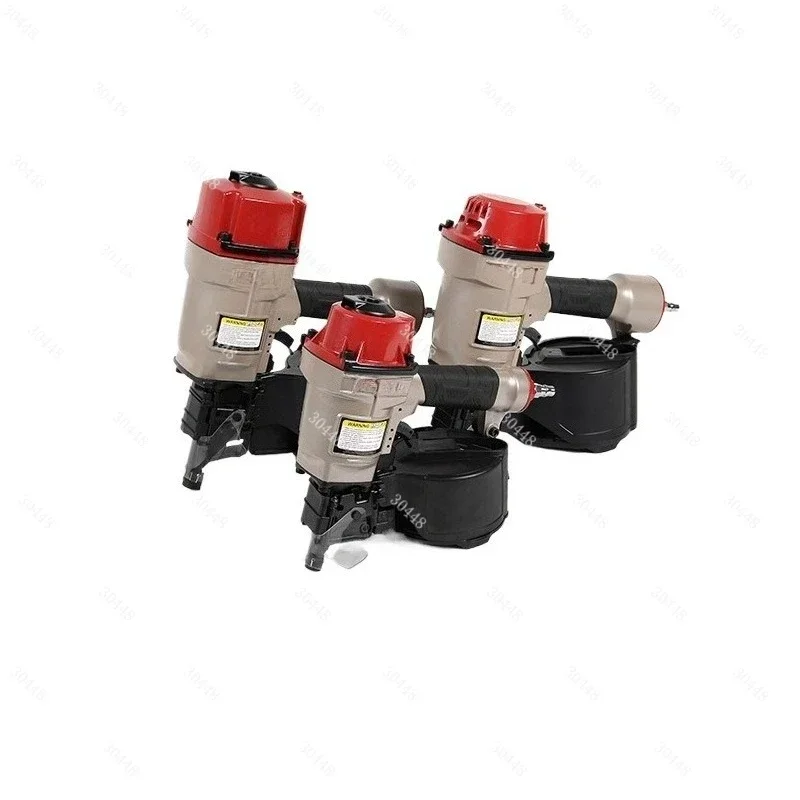 Pneumatic Coil Nail Gun CN55 CN70 CN80 Nailer for Wooden Pallets and Carton Boxes with Smooth or Threaded Nails