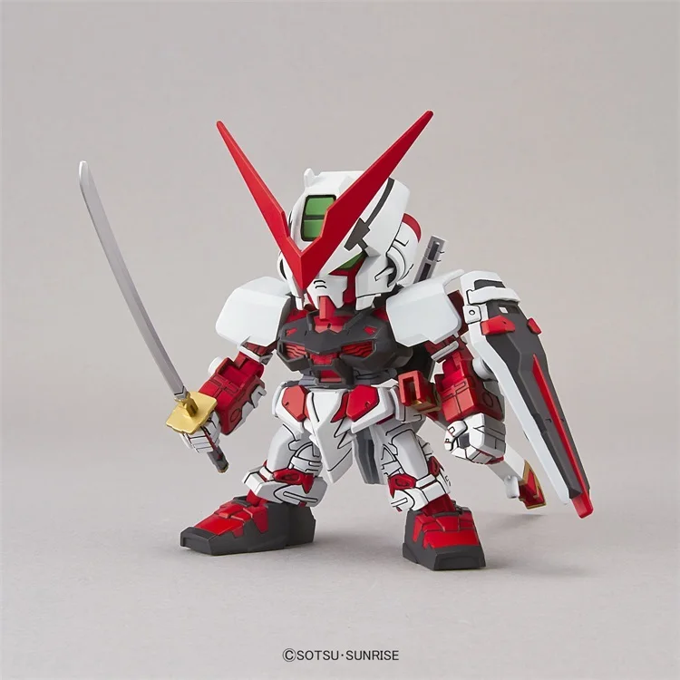 BANDAI SD Gundam EX Standard 007 набор модели Gundam Astray в сборе, Оригинальные фигурки единорога, крыла GUNDAM