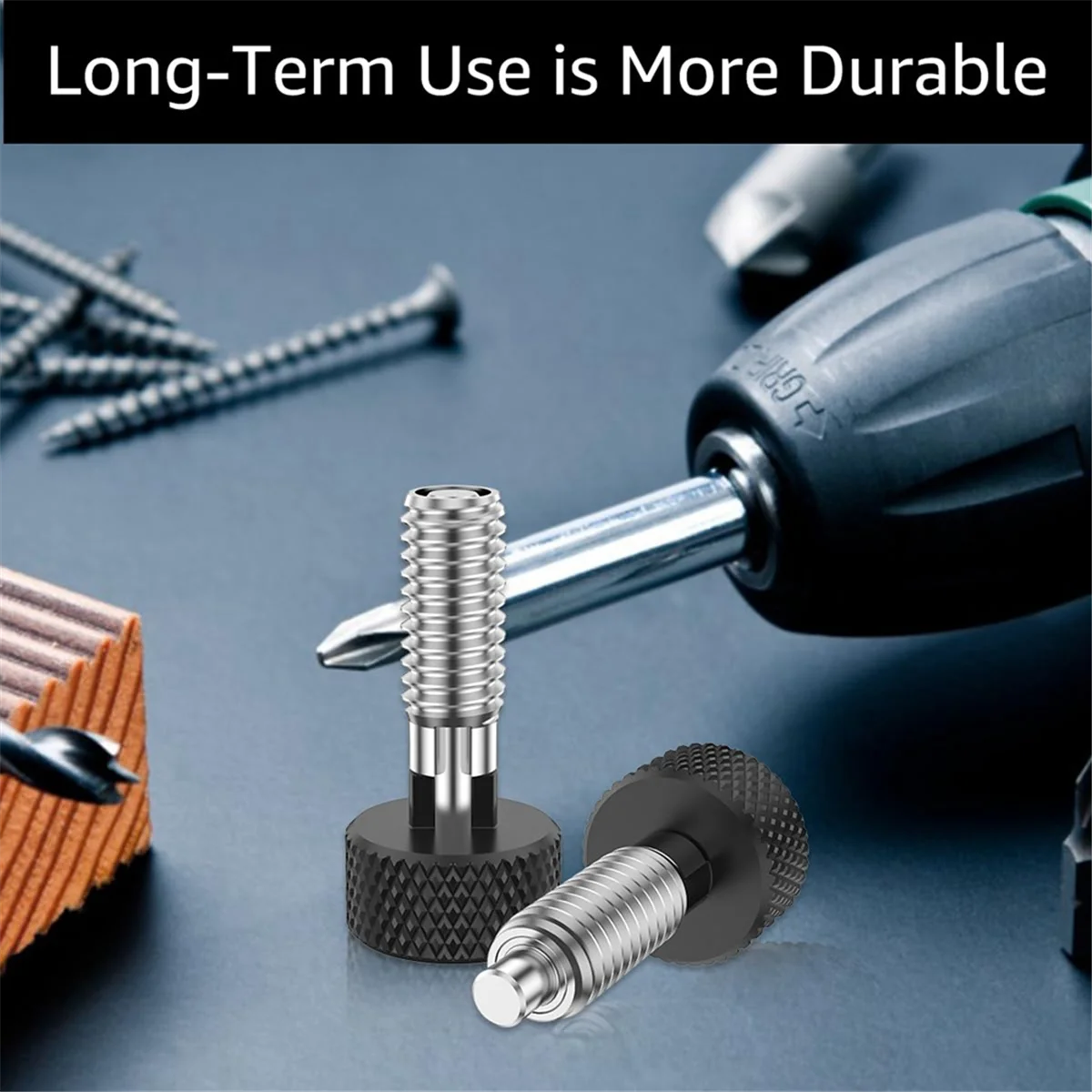 HEIßER 4Pcs Hand Versenkbare Feder Kolben mit Rändelgriff Edelstahl Lock Out M6 Typ Release Pins