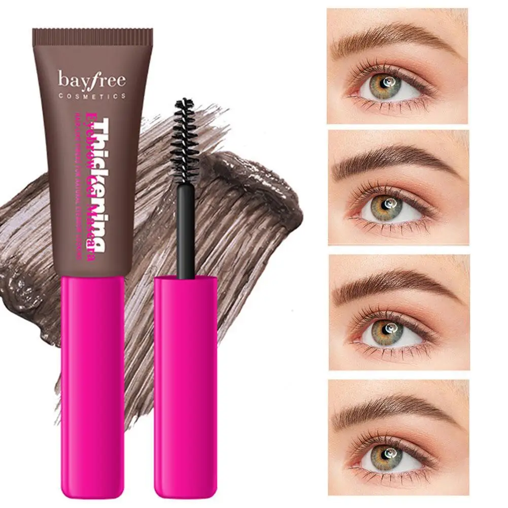 Maquiagem de Gel De Sobrancelha Impermeável, Gel De Mascara De Espessamento, Longa Duração Extrema Espera, Cola De Sobrancelha Tintada, Preencha