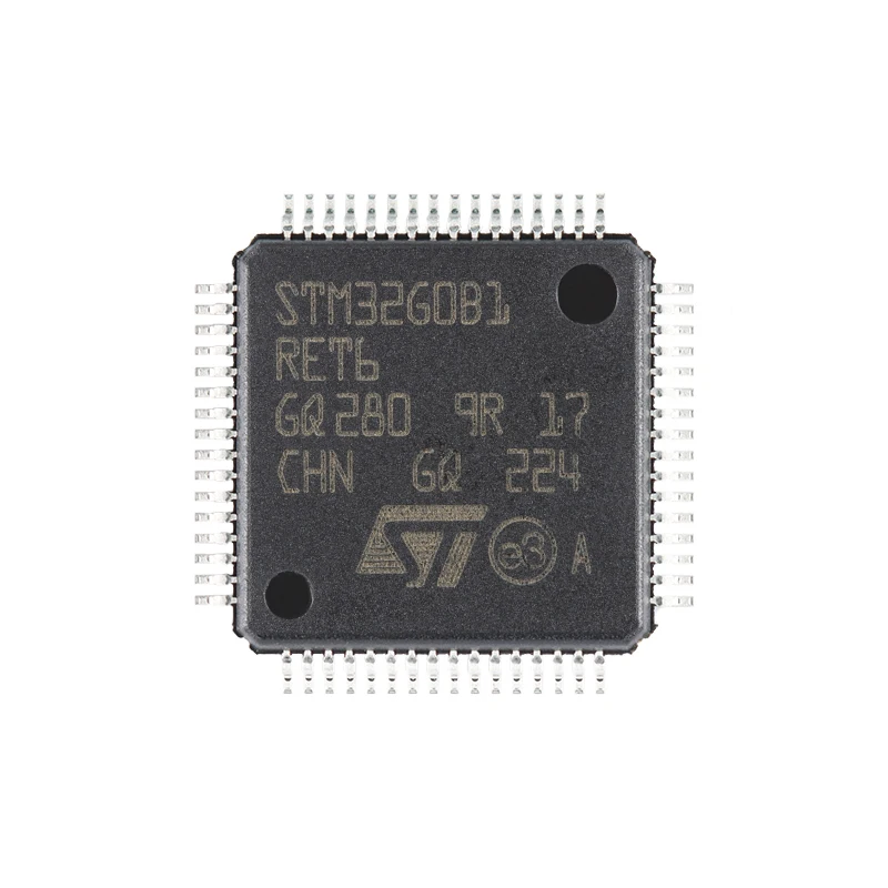 5pcs/Lot STM32G0B1RET6 LQFP-64 ARM Microcontrollers - MCU Mainstream Arm Cortex-M0+ 32-bit MCU, up to 512KB Flash