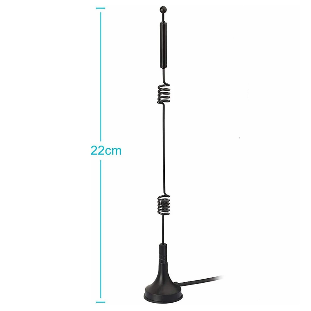 Dual Band WiFi 2.4GHz 5GHz 5.8GHz 9dBi Magnetic Base RP-SMA Male Antenna for WiFi Wireless Network Card USB Adapter Camera Video