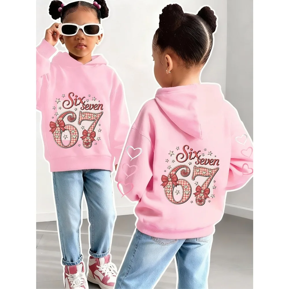 This Hooded Sweatshirt Features a Charming Cartoon Print Perfect for Casual Outdoor Activities