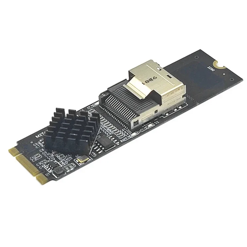 M.2 NVME To SFF-8087 SATA3.0 Expansion Card Mini-SAS/SATA Hard Disk Adapter Card 36PIN Replacement Spare Parts Accessories