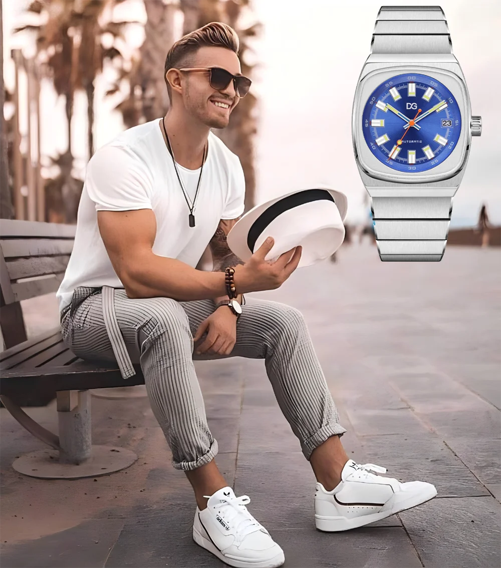DG8532 Gorman Watch Waterproof Luminous Automatic Mechanical Movement Stainless Steel High Quality Business Calendar Watch
