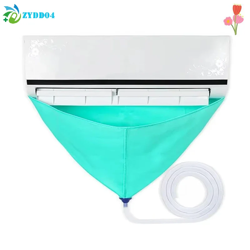 ●Air Conditioning Cleaning Kit Leak-proof Cover Full Set Of Air Conditioner Cleaner With Water Pipe Disassembly-free Clean Tools