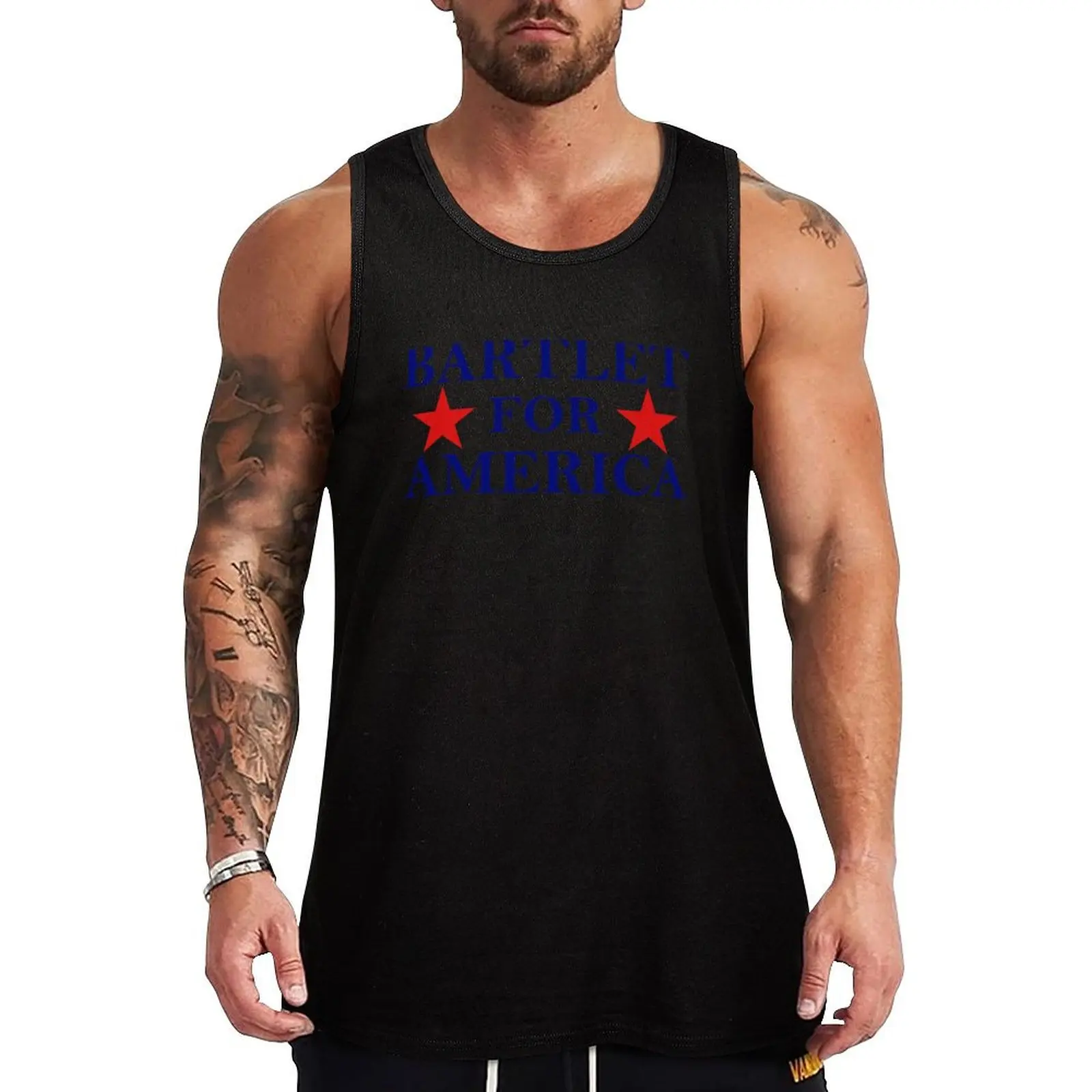 Bartlet for America Tank Top Basic Cotton Tank Top Non-Shrink Casual Sleeveless