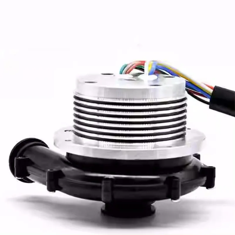 24V Nylon Impeller High Pressure Vortex Air Pump - Small Brushless DC Centrifugal Blower