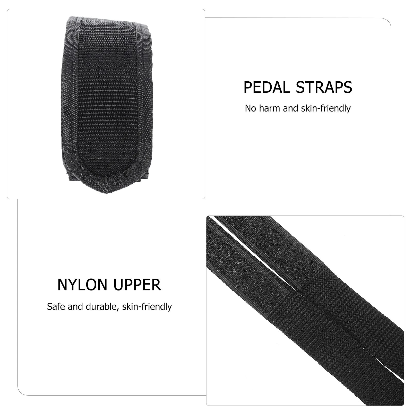 

1 Pair Adjustable Nylon Bike Pedal Straps Cycling Footrest Bands Fixed Gear Toe Sticky Tapes For Kids Bicycle Foot Restraint