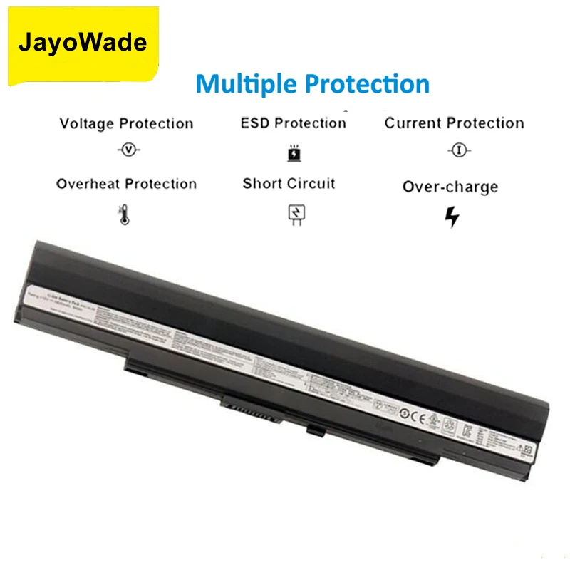 JayoWade A42-UL50 Аккумулятор для ноутбука ASUS UL30 UL30A U30JC UL50 UL80 U30 U35 U45 UL30A UL80A Series A41-UL80 A42-UL30 15V 84WH