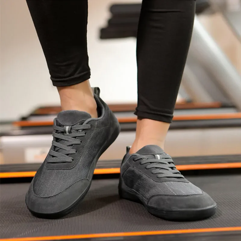 Erkek spor ayakkabıları koşu geniş Minimalist yalınayak Sneakers sıfır damla ayakkabı erkek çapraz eğitmenler ayakkabı geniş ayak kutusu