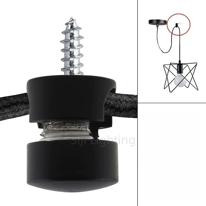 Metal Wire Clamp Pure Copper Material Power Cord Holder Copper Wire Clip Brass Cable Clips for Chandelier Living Room Lights DIY