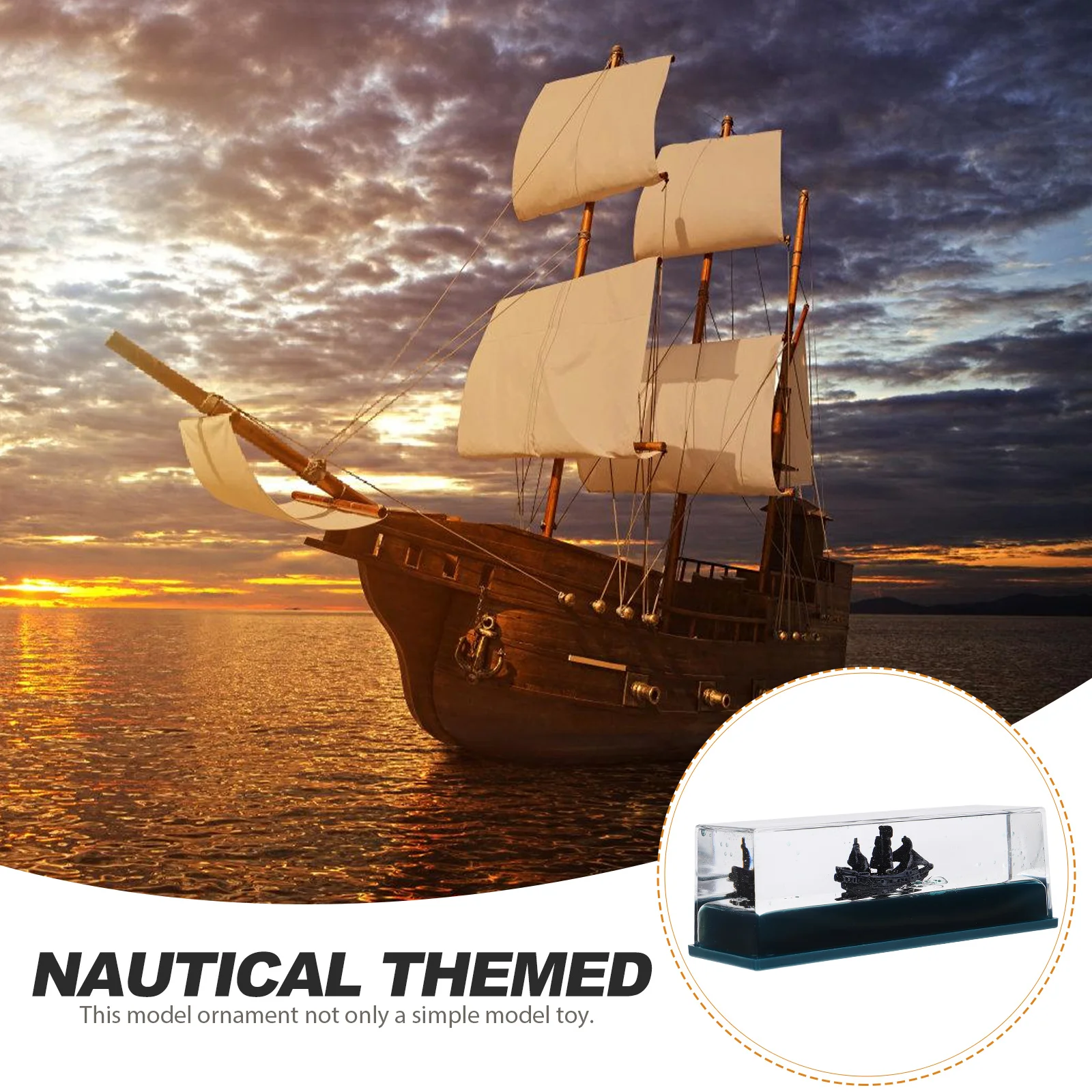 

Drift Bottle Decor Cruise Model Floating Ship nament Desk Decorations Birthday Gifts Women Living Room Accessories Statue in a