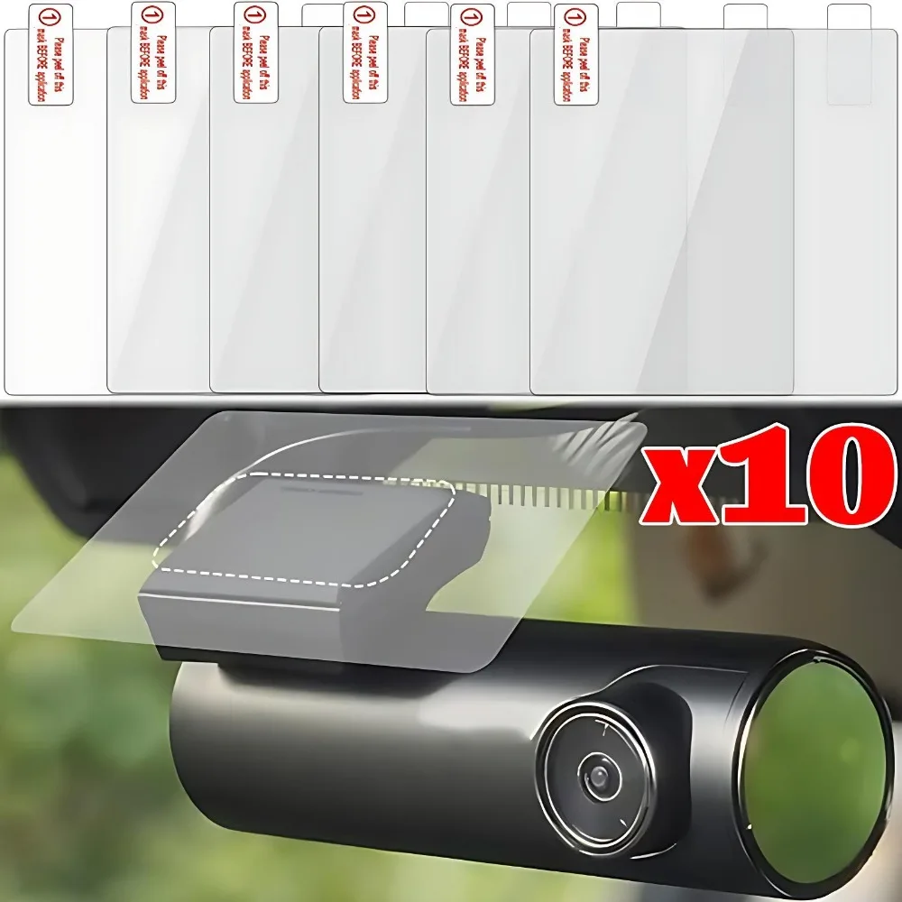 Adesivo Transparente para Para-brisa de Carro, Filme Estático PET Dupla Face Sem Emendas para ETC DVR Dash Cam, Alta Transparência, Sem Resíduos, Montagem Fácil