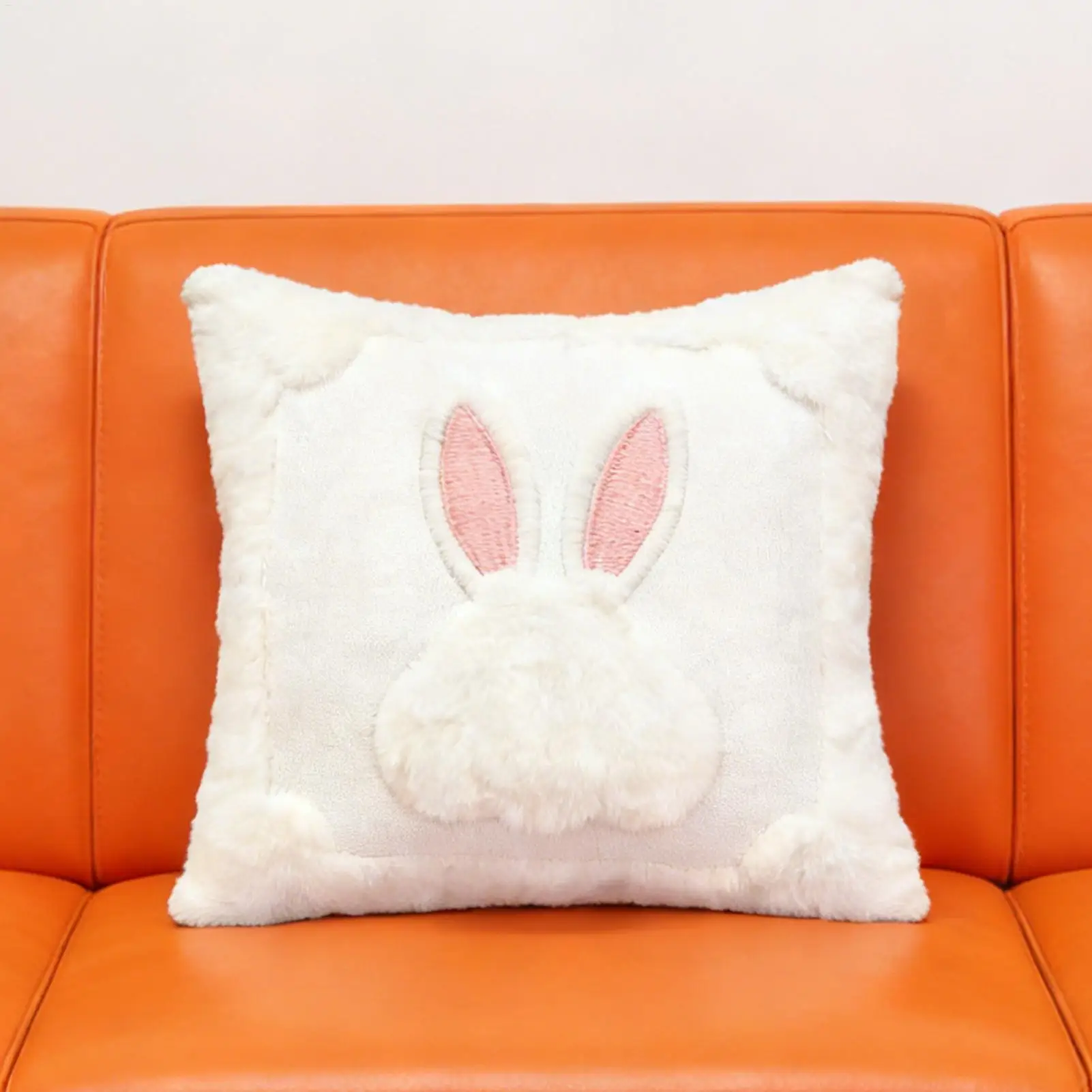 Easter Pillow Covers 18x18 Inch Plush Holiday Decorations Easter Decor for Living Room Couch Home Decor Spring Festival Gift