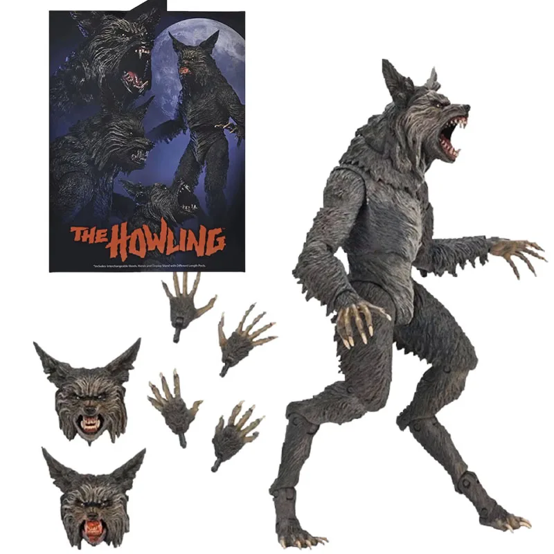 

NECA 05100 Модель Howling Ultimate Werewolf Фигурки Аниме 9-дюймовая фигурка ПВХ Подвижные игрушки Оригинальный подарок для детей
