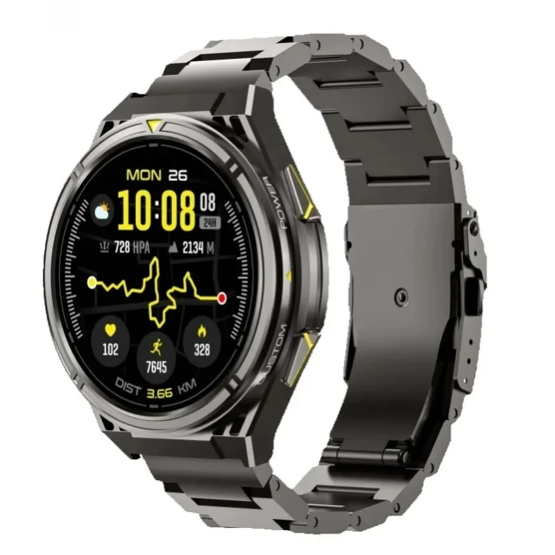 [Versand aus Polen] Cubot GT5 Smartwatch 1,43-Zoll-AMOLED-Display Blutsauerstoff-Fitness-Tracker Herzfrequenz 5ATM Wasserdicht GPS 500mAh Bis zu 30 Tage