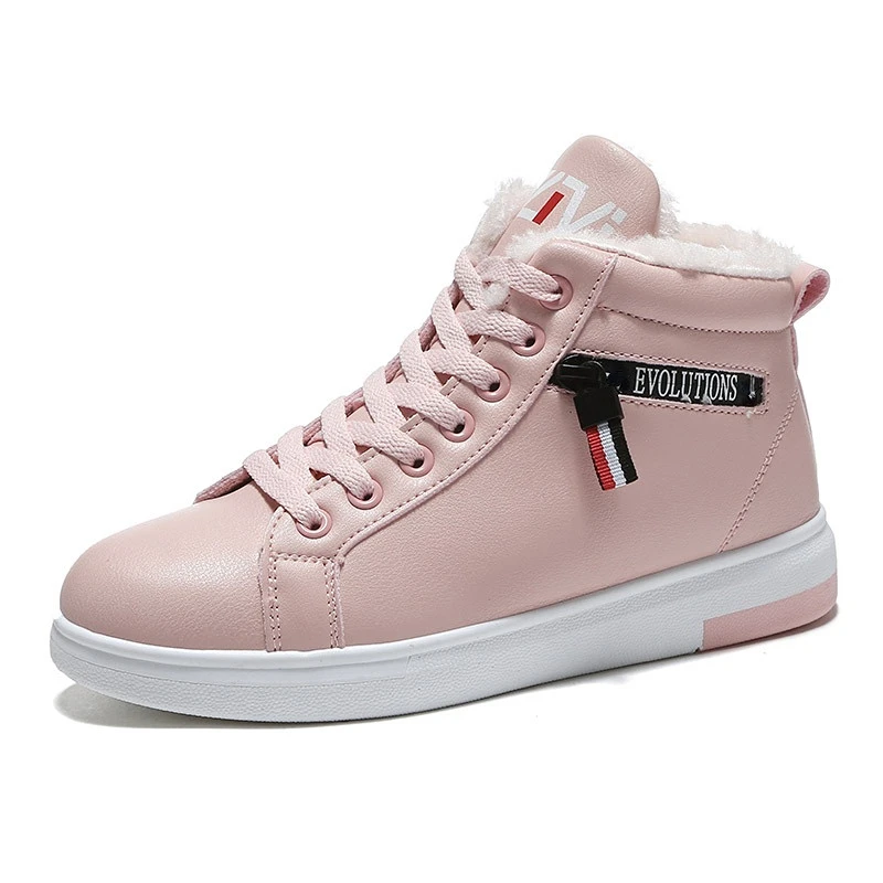Winter sneakers Boots Women Ankle Boots sneakers Warm Plush Winter Shoes Sneakers Lace Up Ladies Shoes Women Short Snow Boots