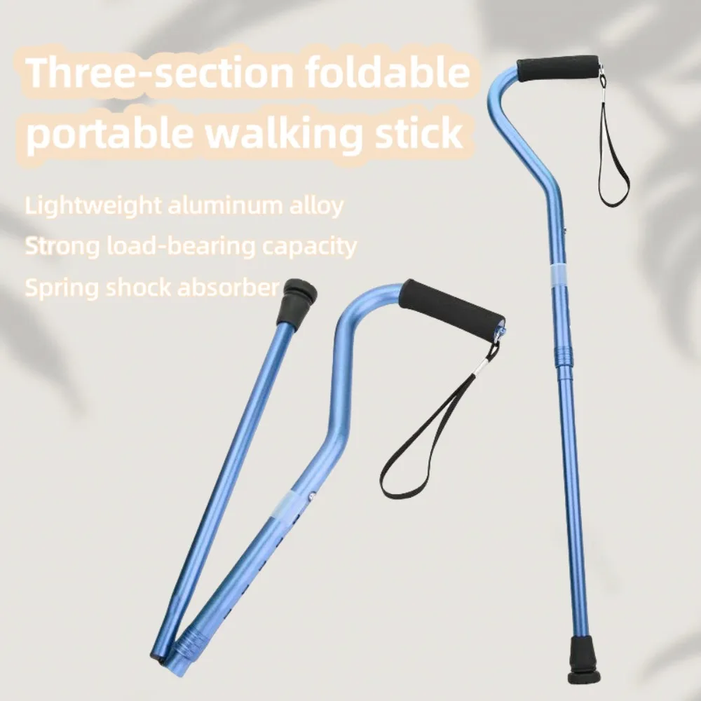 

Aluminum Offset Walking Cane for Seniors & Adults is Portable and Lightweight for Balance, Knee Injuries, Mobility Leg Recovery