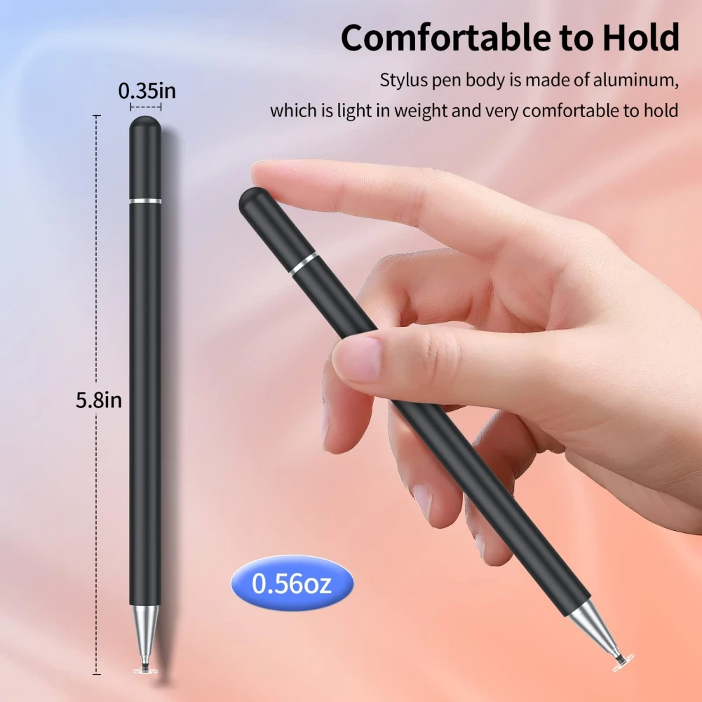 Ручка-стилус для сенсорного экрана для Ipad, универсальная для iPhone/Ipad Pro/Mini/Air/Android, бесплатная зарядка, емкостная ручка с одной головкой