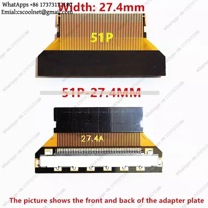 k3 15PCS/LVDS Screen FIX30P to FPC 30P/51P1.0/0.5MM Flexible Flat Cable Interface Adapter EDP Adapter Board