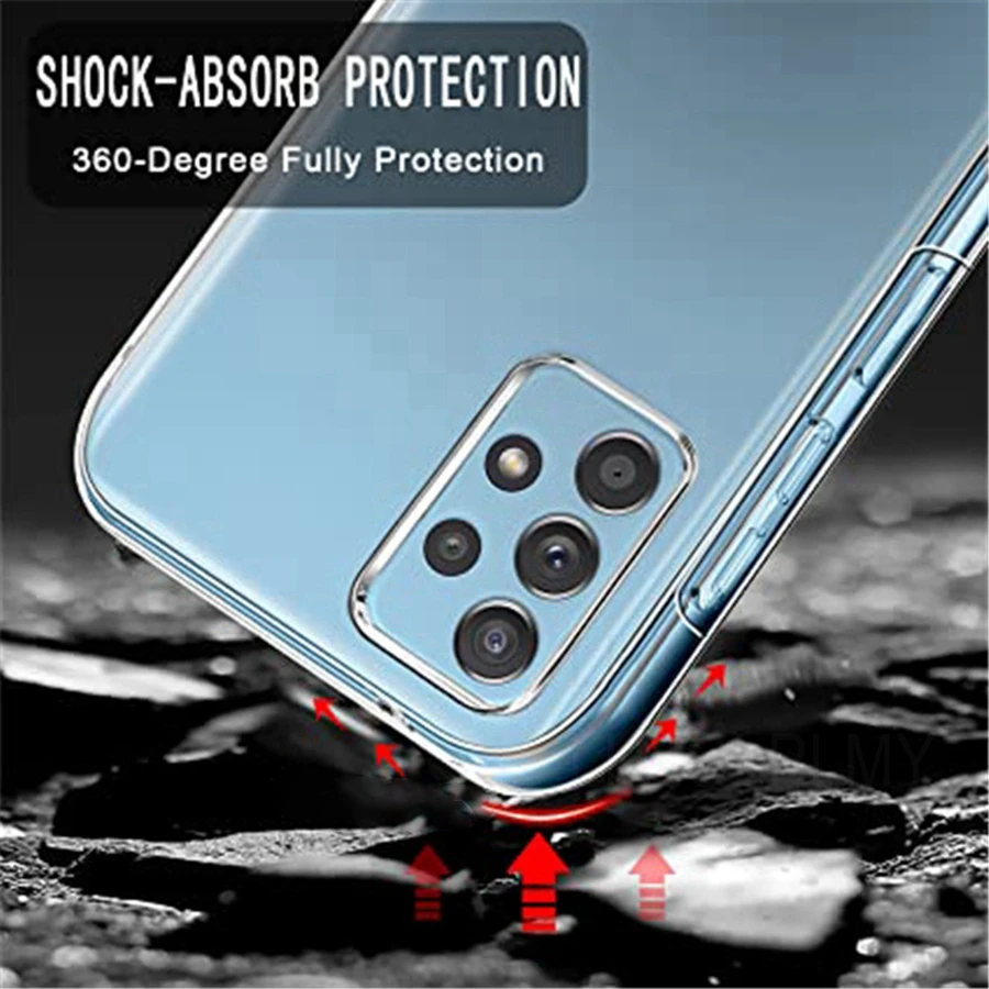 360 °   Dubbelzijdig Clear Case Voor Samsung Galaxy A33 A34 A35 A36 A56 A55 A54 A53 A26 A25 A24 A23 5G A16 A15 A14 A13 4G 5G Cover
