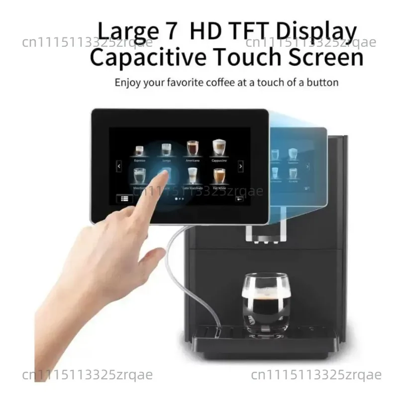 Automatic Commercial Coffee Machine All-in-One Programmable Stainless Steel Housing For Hotels Electric