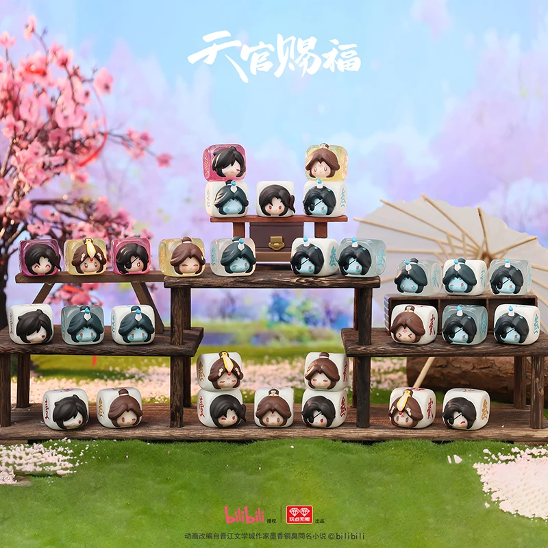 

Официальная глухая коробка Heaven, серия кубиков Linglong, милая фигурка, модель, коллекция мультфильмов, украшение для дома, подарок-сюрприз