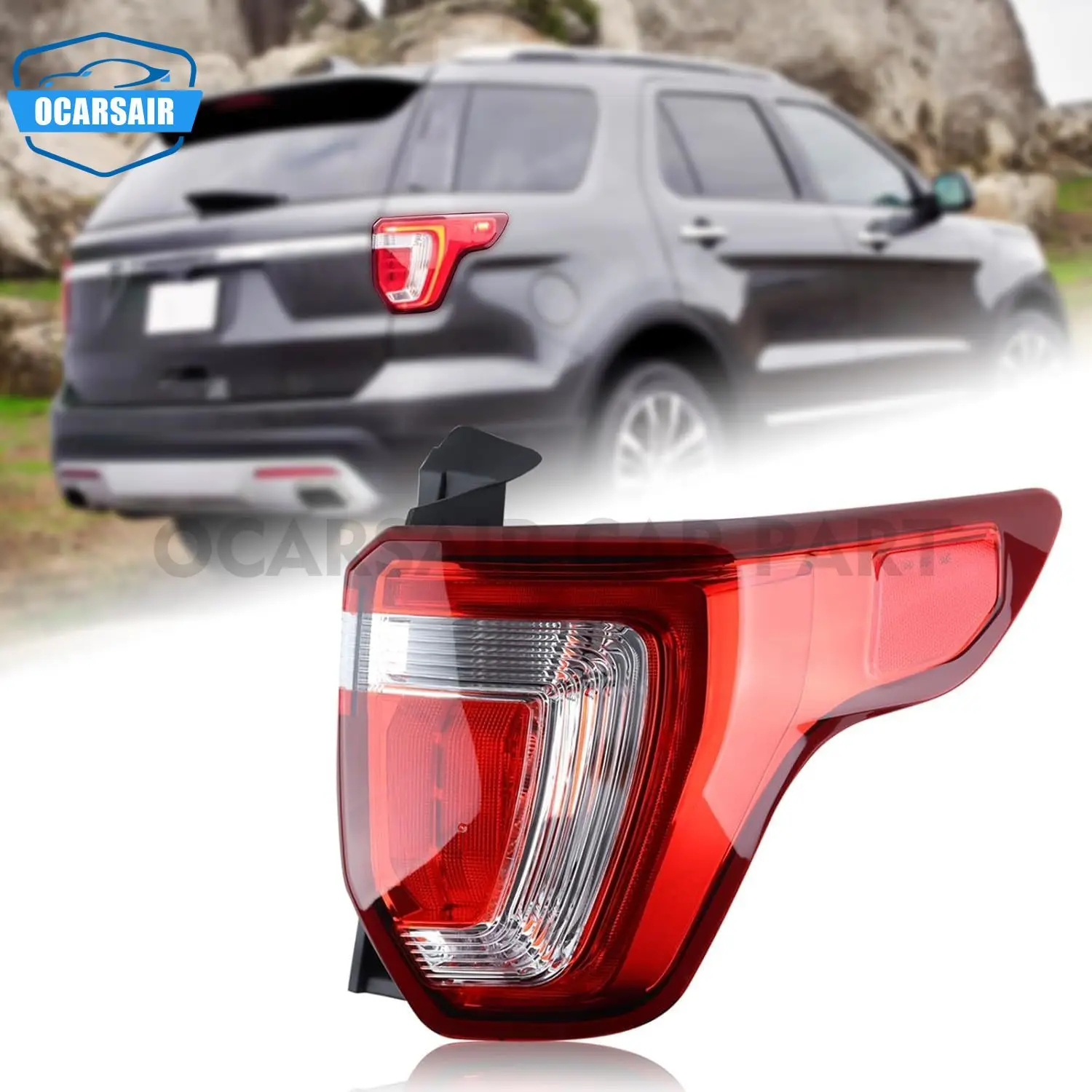 1pcs Left Right Tail Light Rear Lamp Assembly for 2016-2019 Ford Explorer FB5Z13404A FO2801251 FB5Z13405A/FO2800251