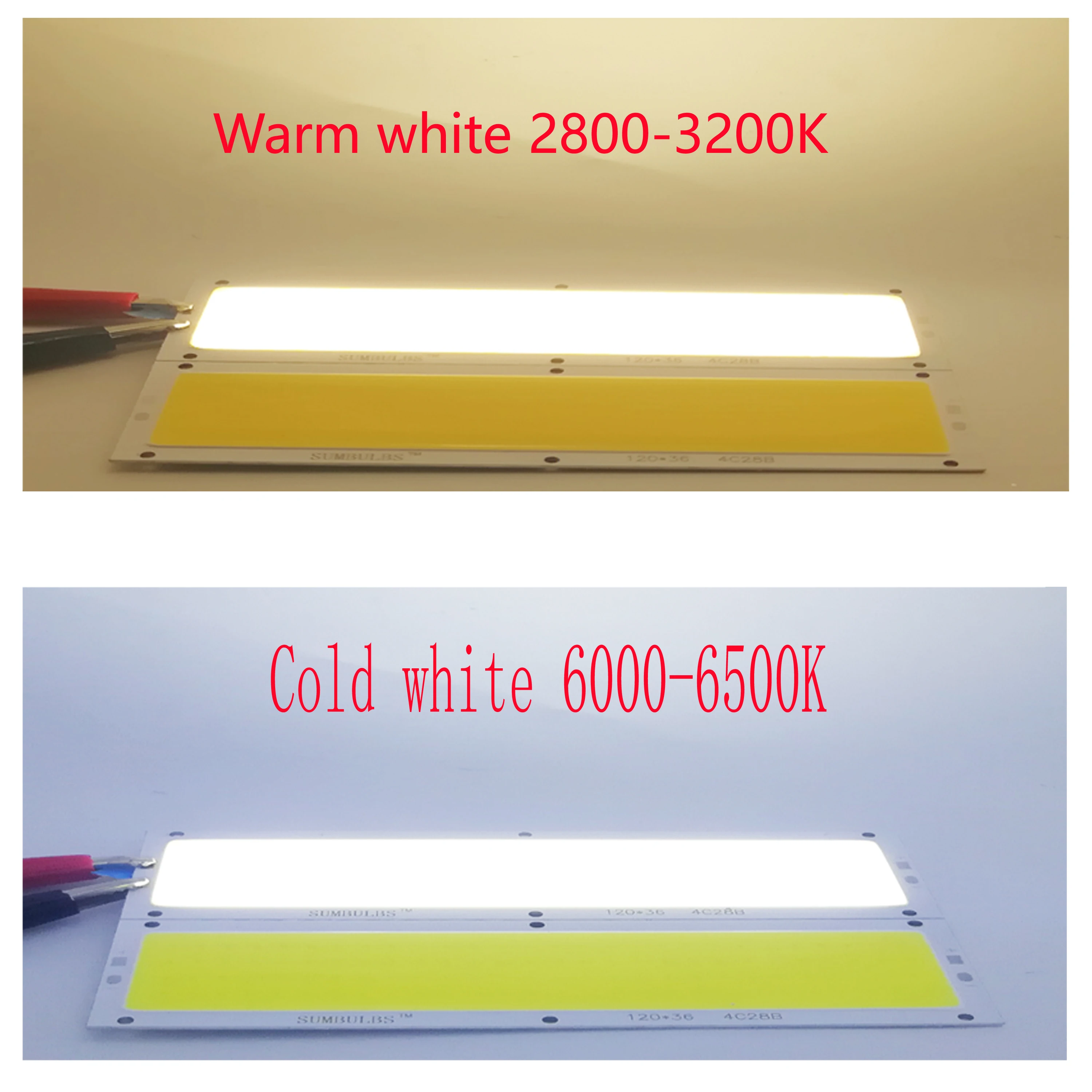 FTZOTOF 12V LED COB Chip Lamp 150x26mm 8W Strip Bar Onboard 15cm Cool Warm White For Car Light Source 500lm Decor Bulbs Work