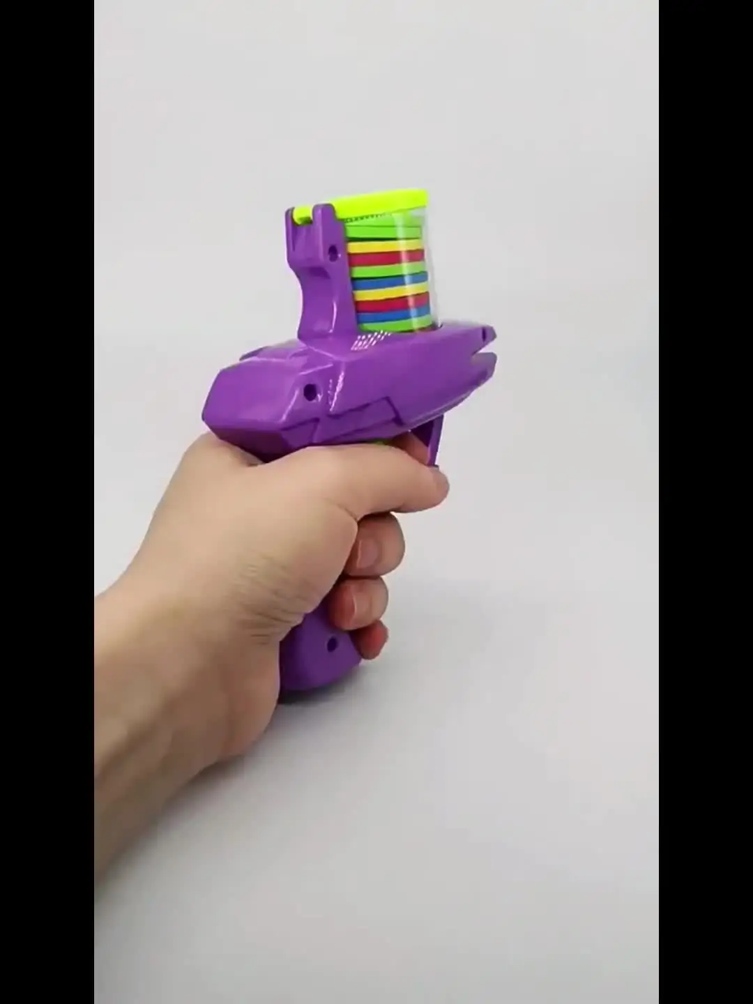 1pc Foam Disc Launcher Flying Disc Handheld Shooter Indoor Shooting Game Outdoor Backyard Toy For Boys And Girls Birthday Gift