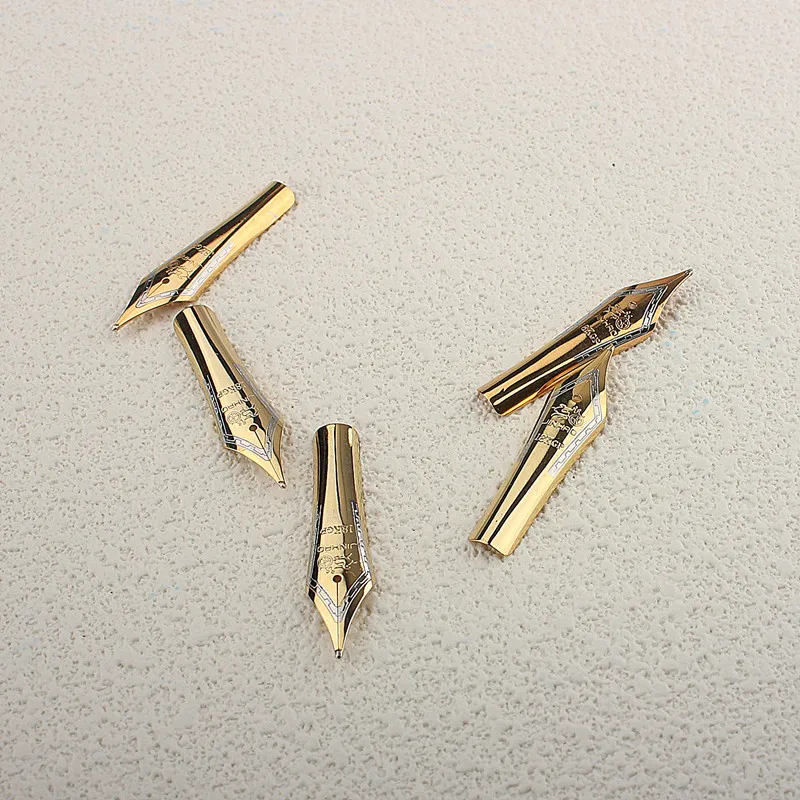 Jinhao Médio Gold Tip Nib Fountain Pen, Canetas de Tinta para a Escola Estudante, Papelaria de Escritório, Alta Qualidade, X450, 2Pcs