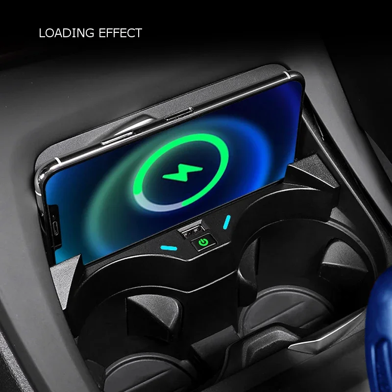 Good Quality New For BMW X1/X2 2016-2019 2020-2023 Car Wireless Charger Induction Mobile Phone Holder Fast Charging Pad Car Inte