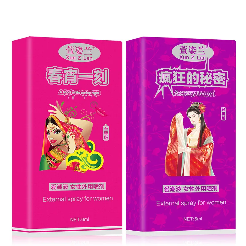 Hot Sale Women Fast Orgasm Spray Vagina Shrinking Creams 6ml Sex Lubricants Exciter for Women Orgasm Lube Sex Products 18+