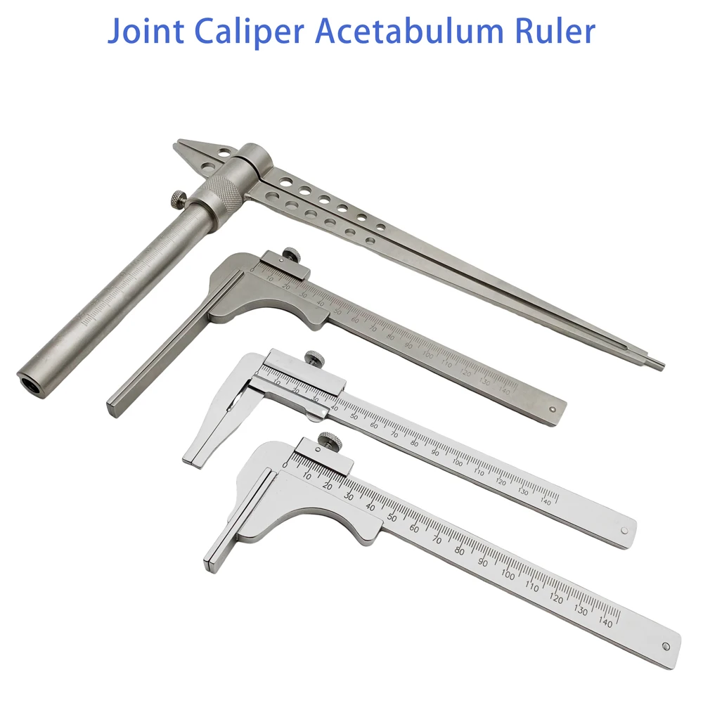 

Medical joint Vernier caliper length diameter measuring device femoral head hip joint knee Ruler orthopedic pet instrument
