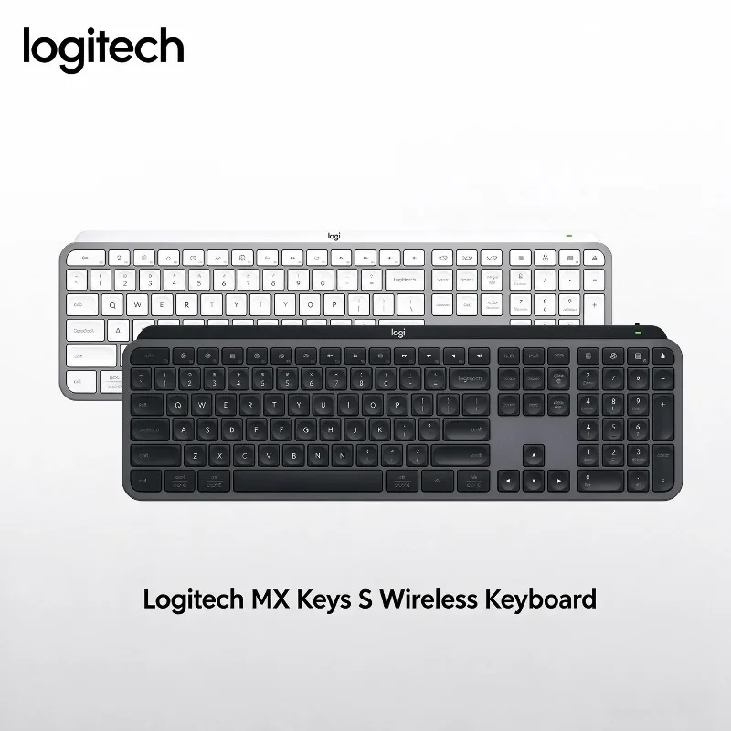 Logitech MX Keys S Wireless Keyboard New Opened Box - Smart Backlit, Multi-Device, Logi Bolt, Low Profile Portable