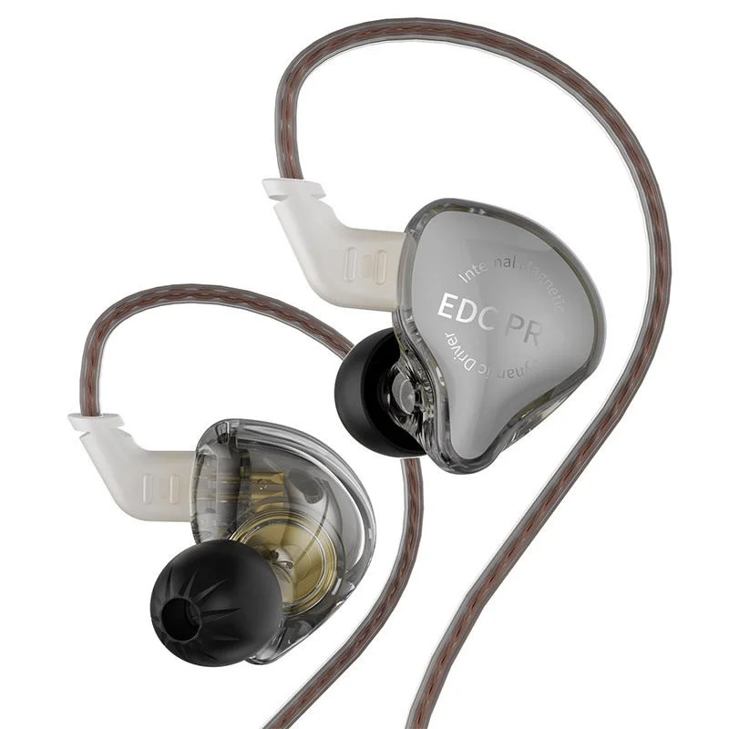 Auriculares Intrauditivos Kz Edc Pro, Auriculares Dinámicos de Alta Sensibilidad, Auriculares Hifi con Bajos Profundos, Cable Desmontable, Zvx Zex Dq6 Dqs