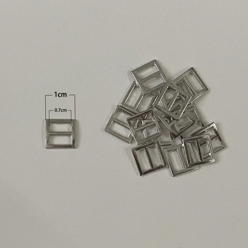 Ultra-small Alloy Square Buckle Hand-made Materialfor Ob11 BJD Doll Clothes Shoes Bag Buckles Mini Doll Buttons  Accessories