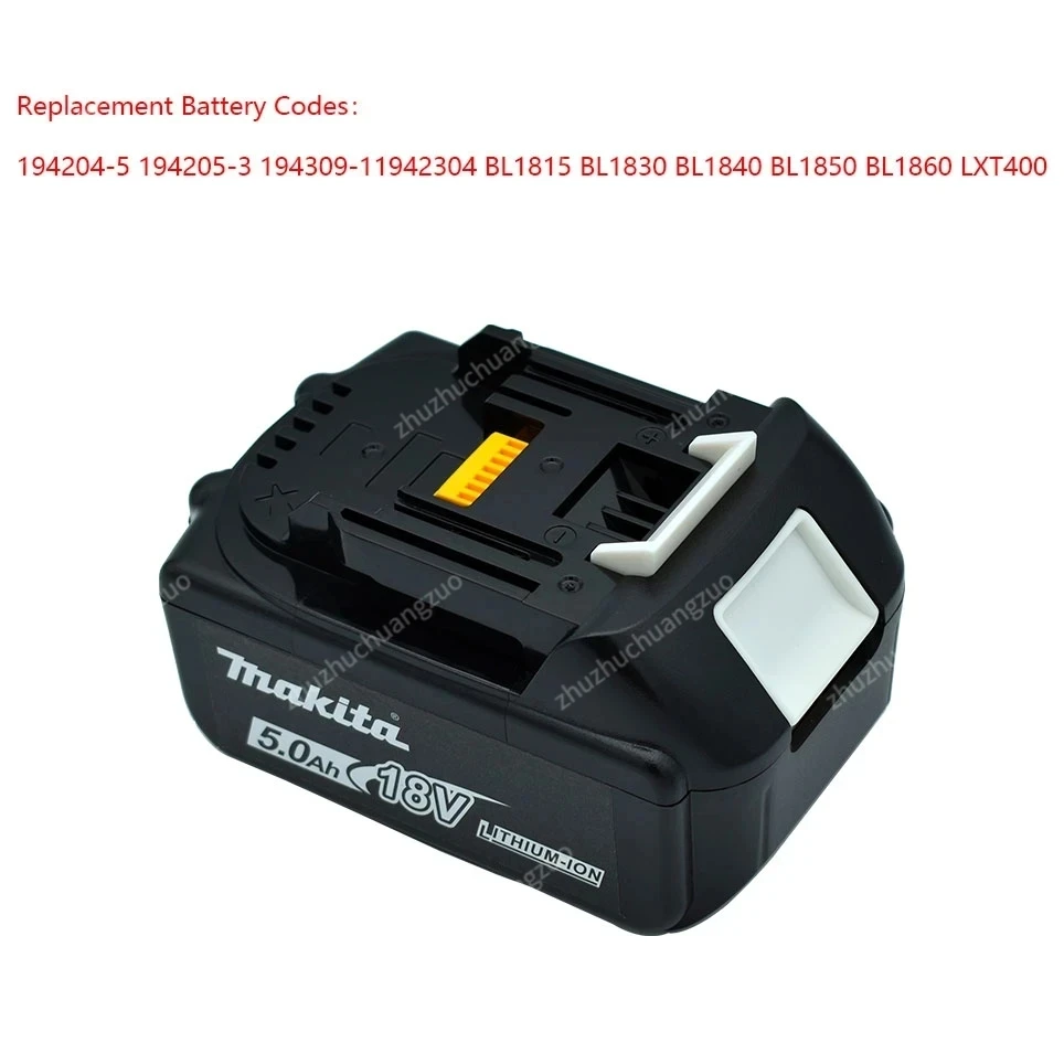 18V 5.0ah Makita Origineel Met Led Lithium Ion Vervanging Lxt Bl1860b Bl1860 Bl1850 Makita Oplaadbare Elektrisch Gereedschap Batterij 5000