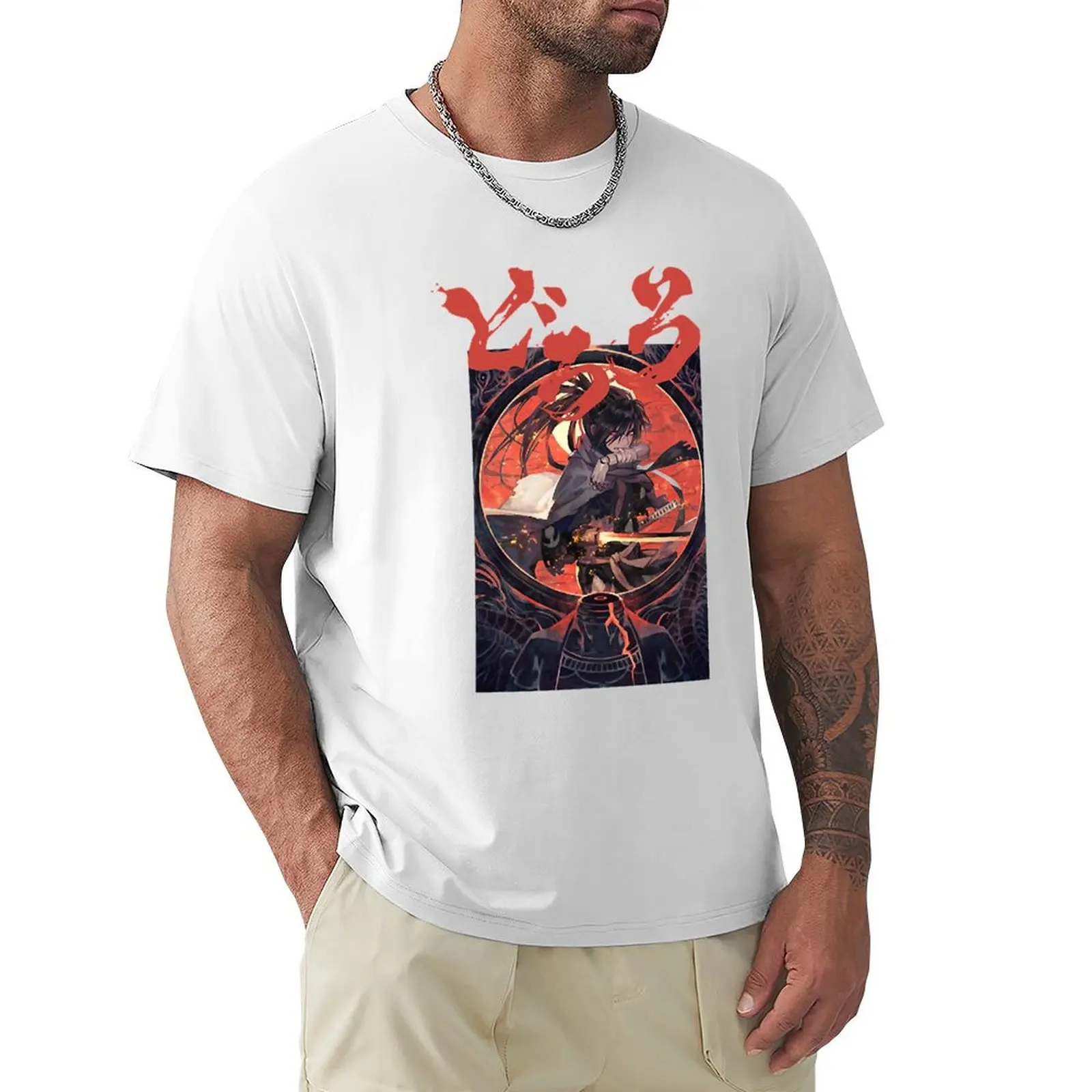 hyakkimaru - Dororo anime T-Shirt tees oversized plain white t shirts men