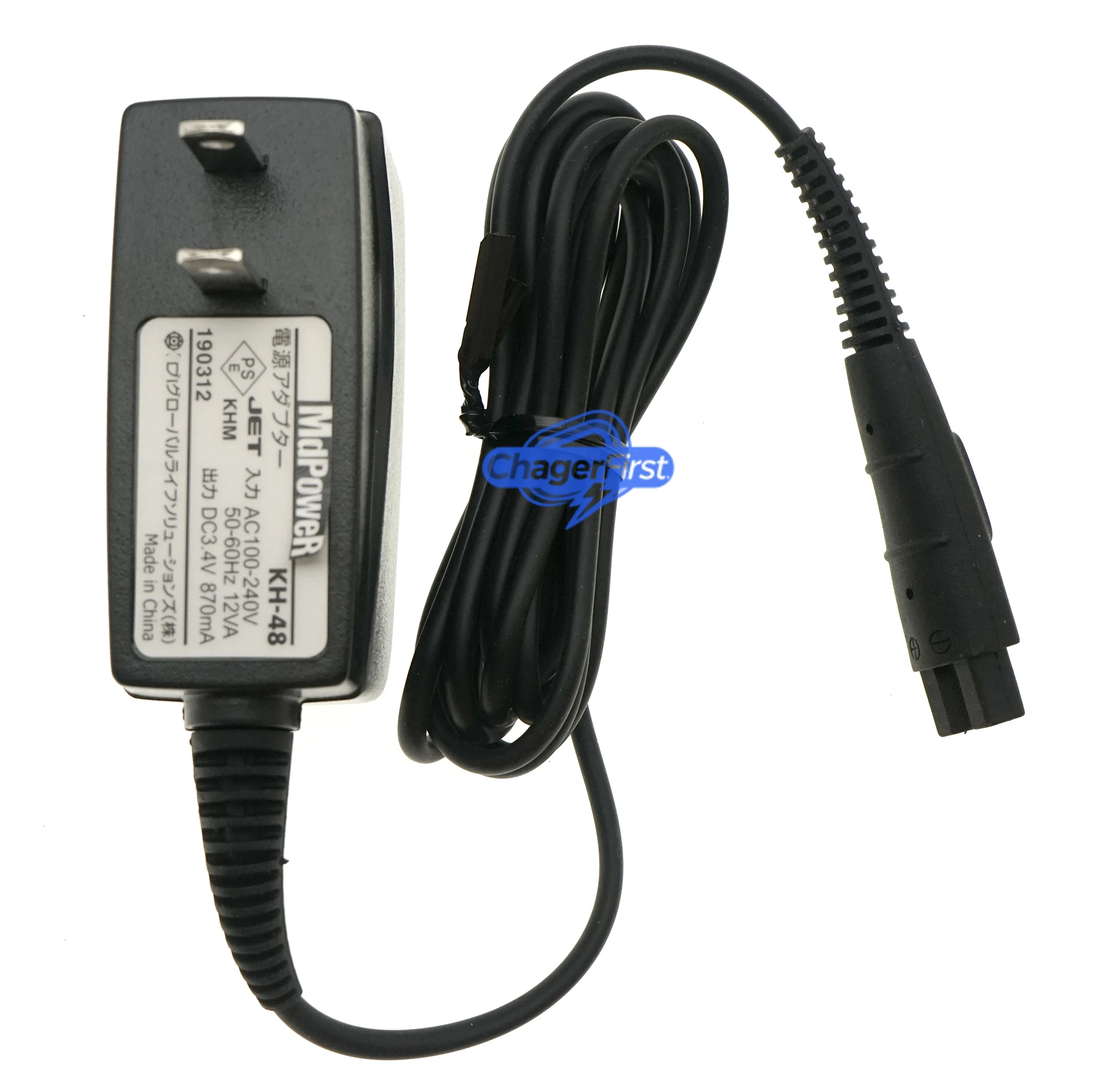 Genuine DC 3.4V 870mA AC Adapter for Hitachi KH-48 Shaver Charger RM-LF433 RM-LF437 RM-LF439D RM-W RM-F Series Compatible KH-76