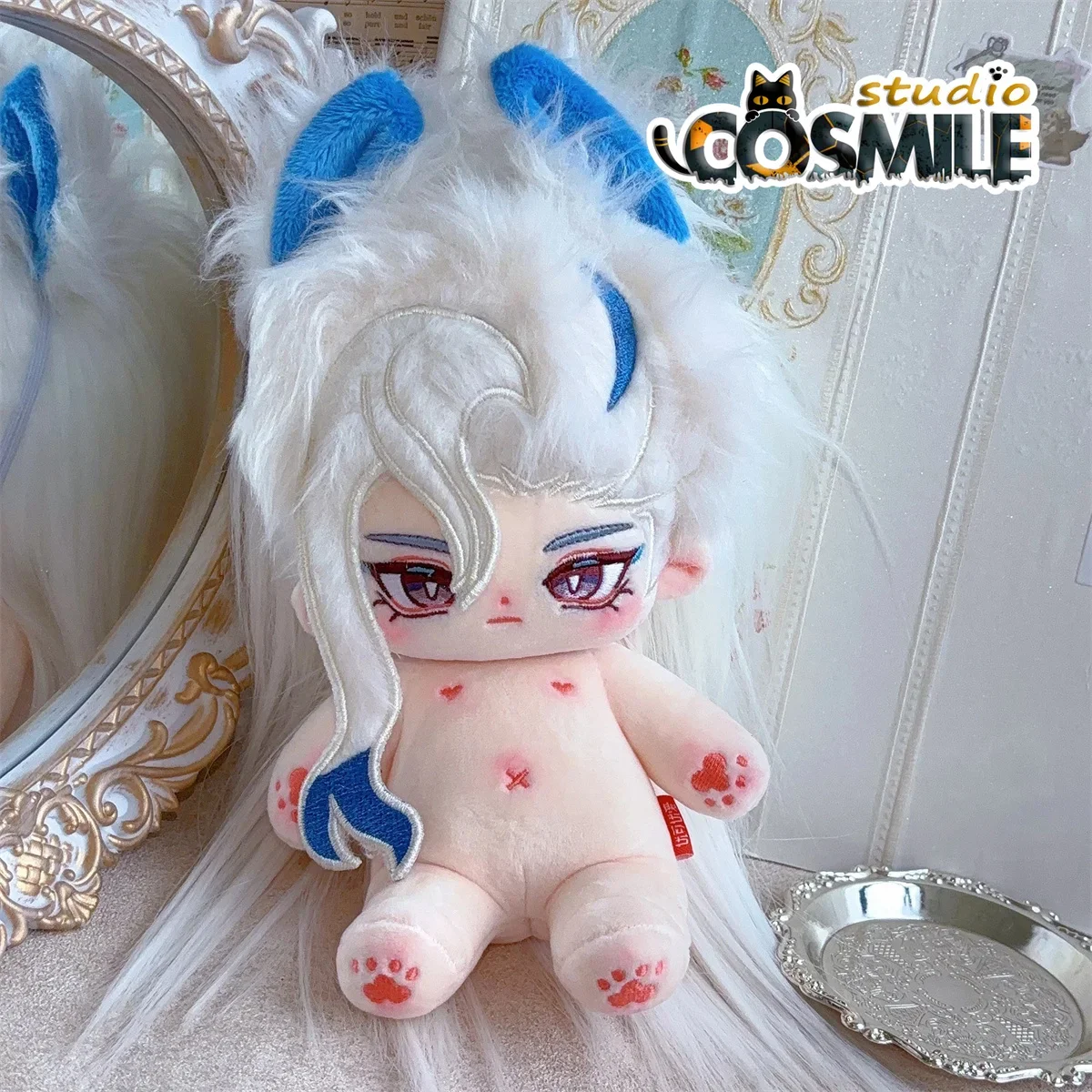 Stuffed 20cm Game Genshin Impact Neuvillette Plushie Plush Doll Toy Only Body YK New Year Xmas Gifts For Children