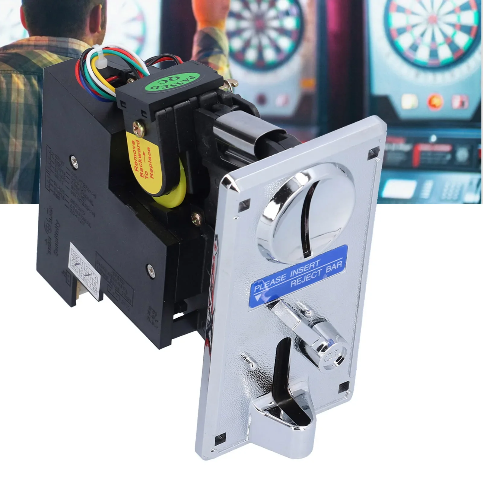 Coin slot machine CPU comparative coin receiver game machine coin slot machine suitable for arcade game vending machine silver