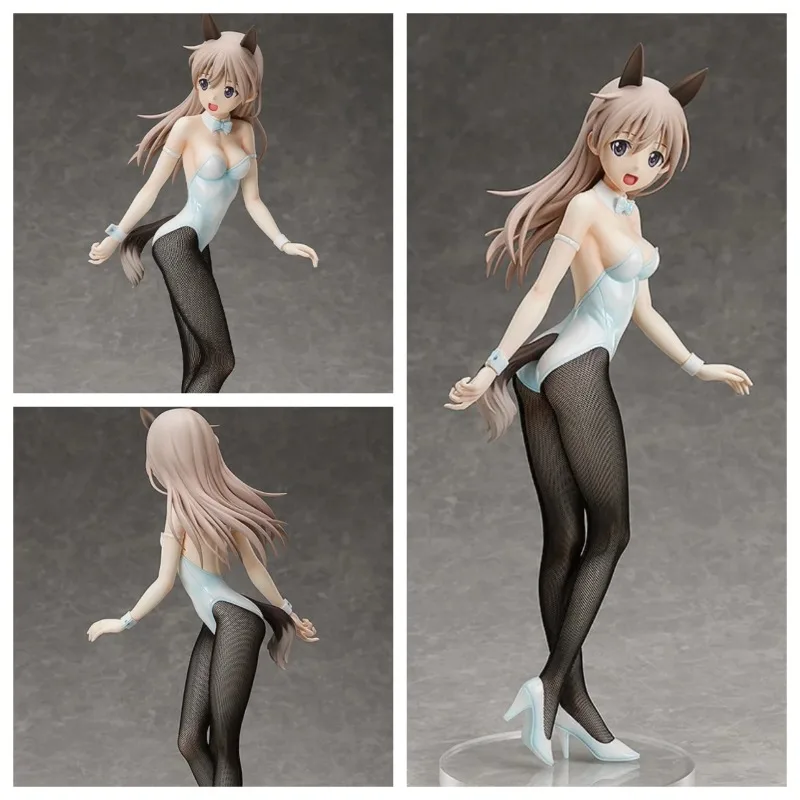 

FREEing Original:B-style StrikeWitches Eila Bunny 1/4 PVC Action Figure Anime Figure Model Toys Figure Collection Doll Gift