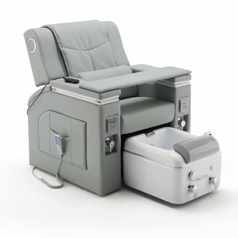 Nail and foot bathing multi-functional sofa can lie flat for single massage pedicure foot bath chair